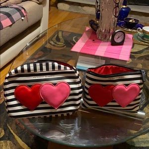 Cosmetic bag 2 piece set new
